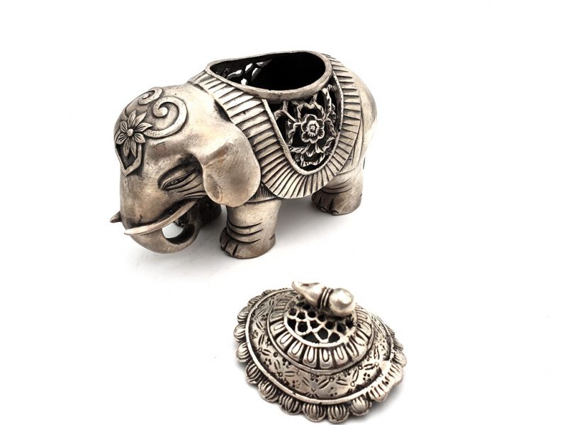Chinesische Metall-Statue Elefant 4