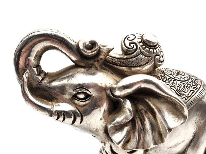 Chinesische Metall-Statue Elephant-Schutz 5