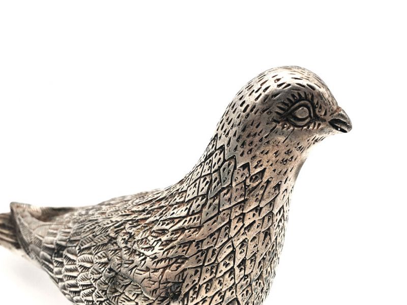 Chinesische Metall-Statue Vogel 4