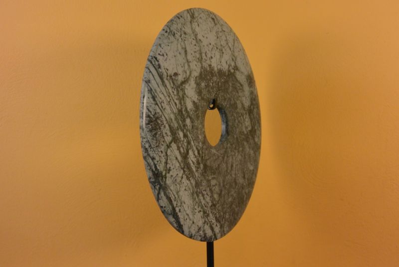 Chinesische Pi-Scheibe Grau 5
