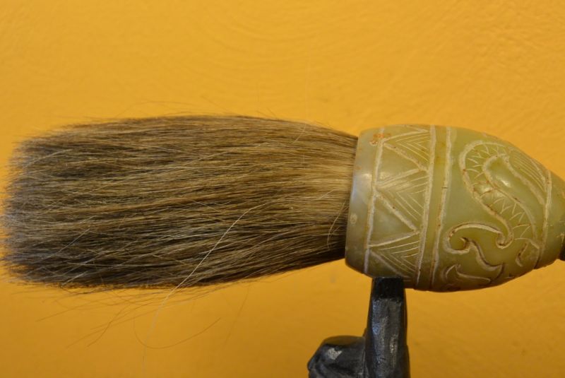 Chinesische Pinsel Jade Asiatische Kalligraphie 2
