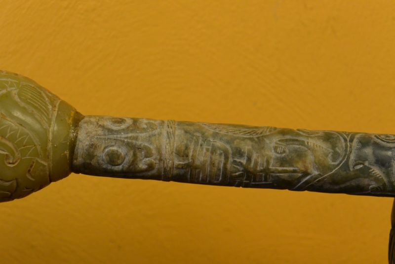 Chinesische Pinsel Jade Asiatische Kalligraphie 3