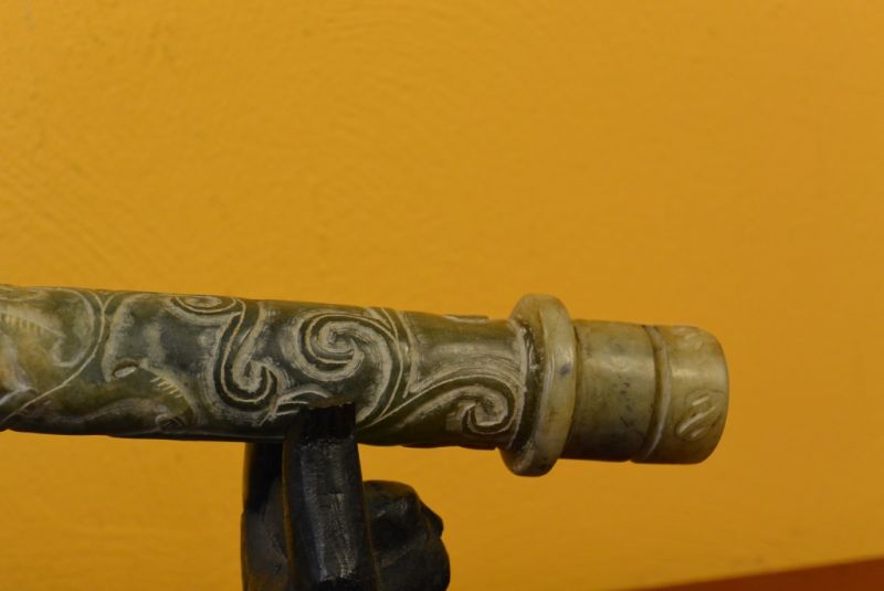 Chinesische Pinsel Jade Asiatische Kalligraphie 4