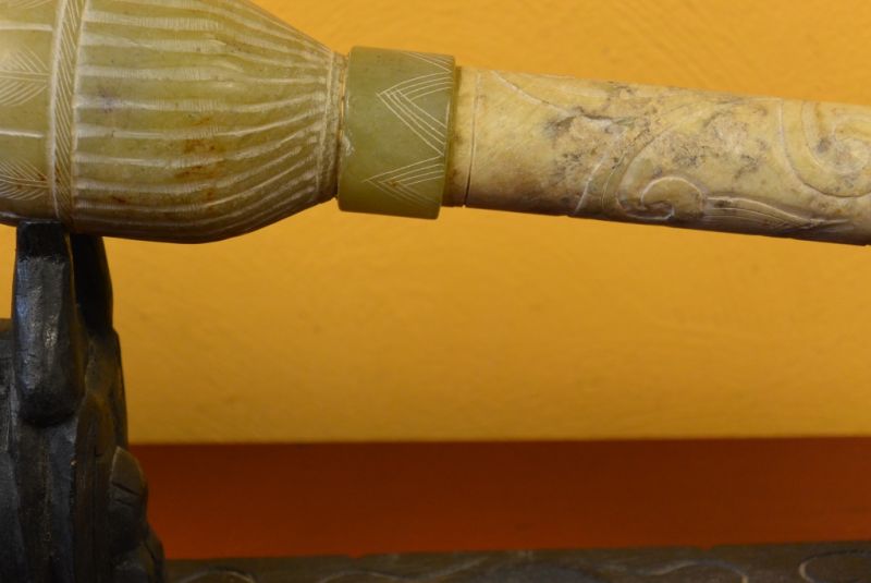 Chinesische Pinsel Jade Asiatische Kunst 3