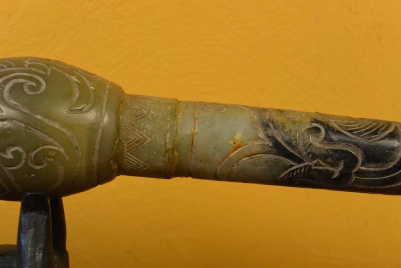 Chinesische Pinsel Jade Dunkelgrün 3