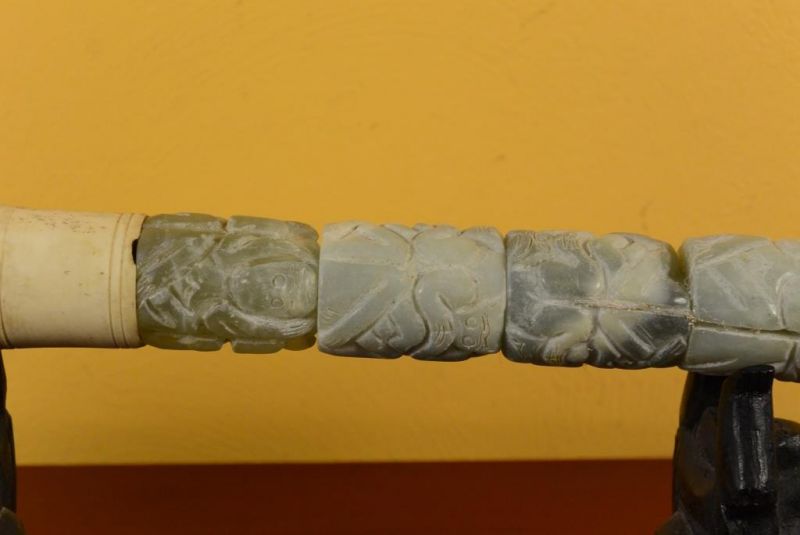 Chinesische Pinsel - Jade graviert 3