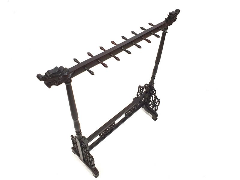 Chinesische Pinselhalter - 16 Plätze (8x2) - Holzqualität: Luxus 4