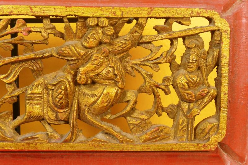 Chinesische Platte Qing-Dynastie Schlacht 4 3