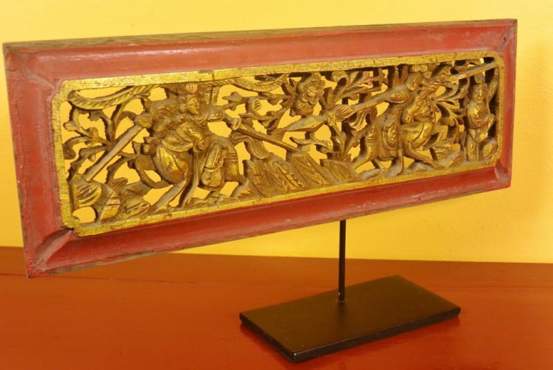 Chinesische Platte Qing-Dynastie Schlacht 4 5