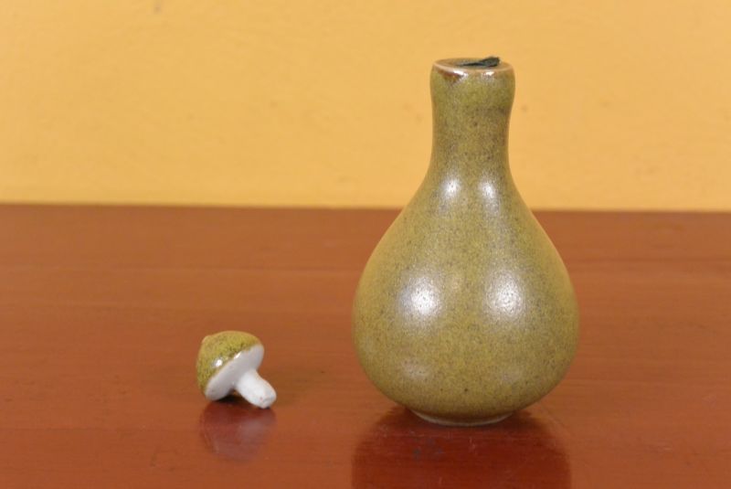 Chinesische Porzellan Schnupftabakflasche 3 5