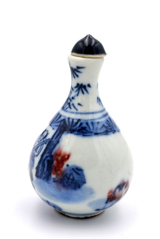 Chinesische Porzellan Schnupftabakflasche - China 2 2