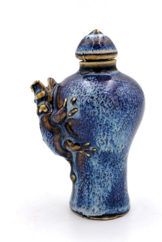 Chinesische Porzellan Schnupftabakflasche - Eidechse 4 2