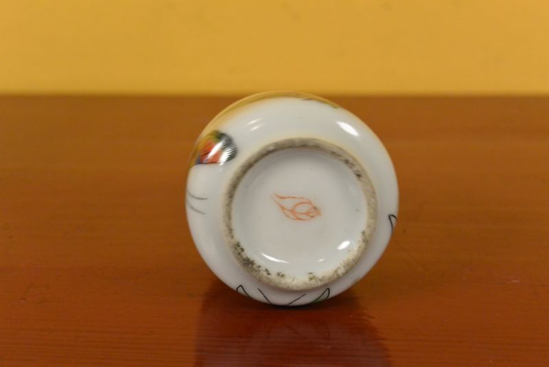 Chinesische Porzellan Schnupftabakflasche Schmetterlinge 1 4