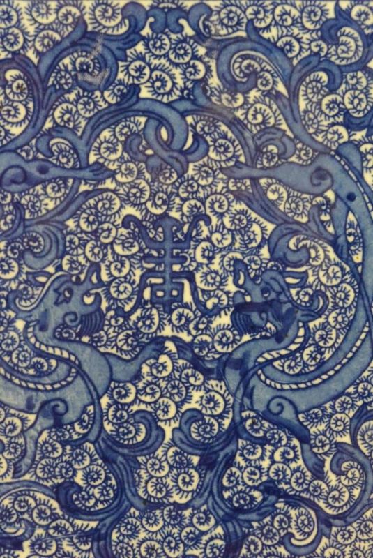 Chinesische Porzellan Töpfe - Blaue Drachen 2