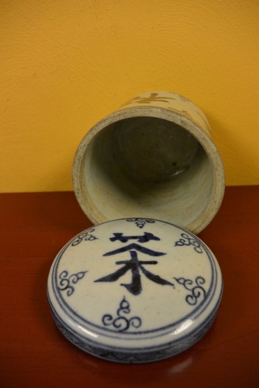 Chinesische Porzellan Töpfe Teedose 5