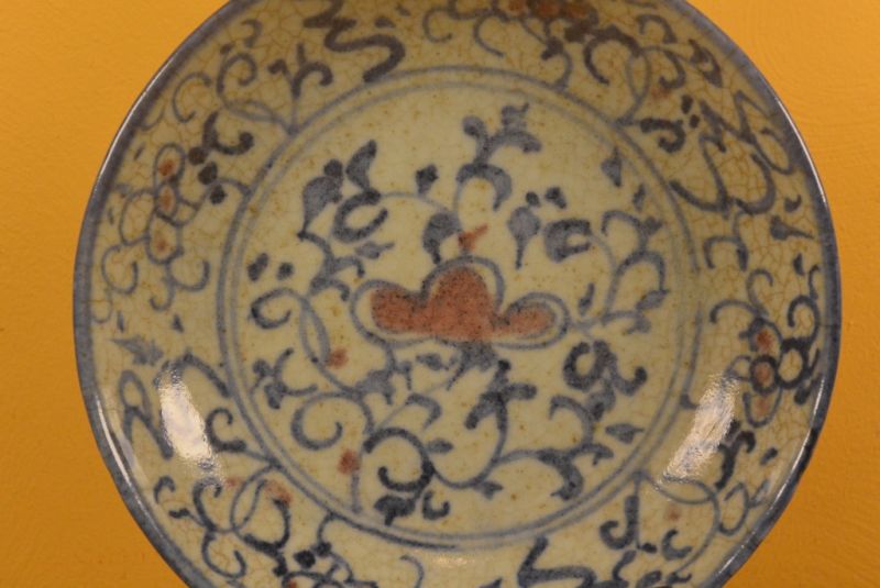 Chinesische Porzellanplatte Lotus 2