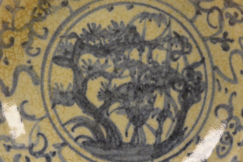 Chinesische Porzellanplatte Vegetation 2