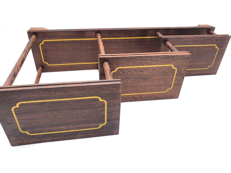 Chinesische Regal - Asian Dekor - 34,5x19,5cm 4