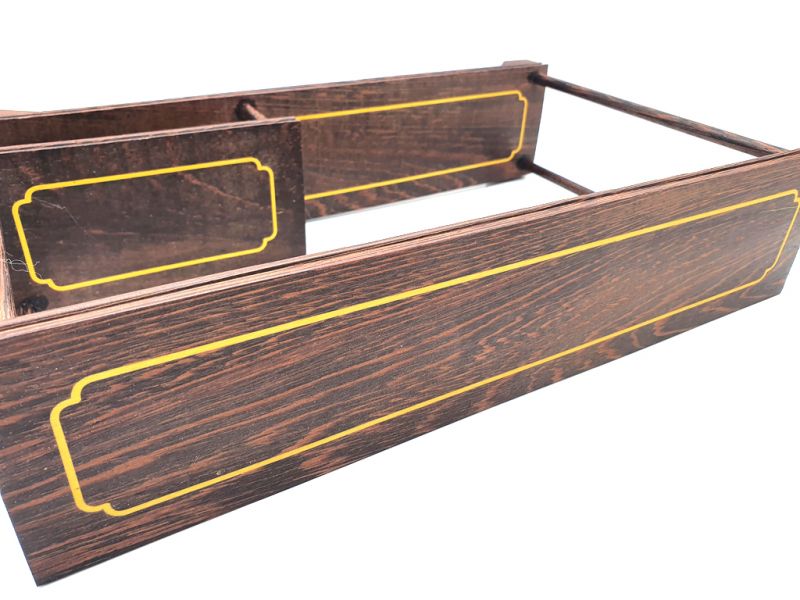 Chinesische Regal - Asian Dekor - 34,5x21,5cm 4