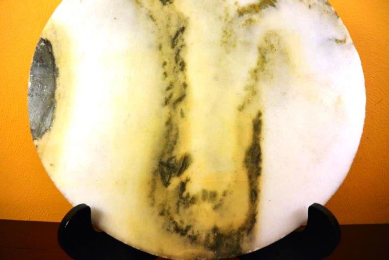 Chinesische Runden Dreamstone - Marmorstein - Abstrakte Kunst 3