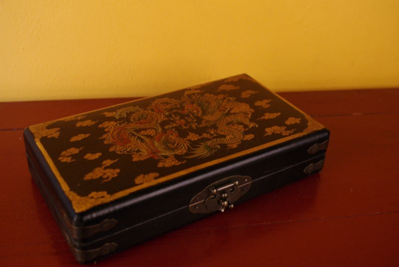 Chinesische Schatullen und Abakus 5