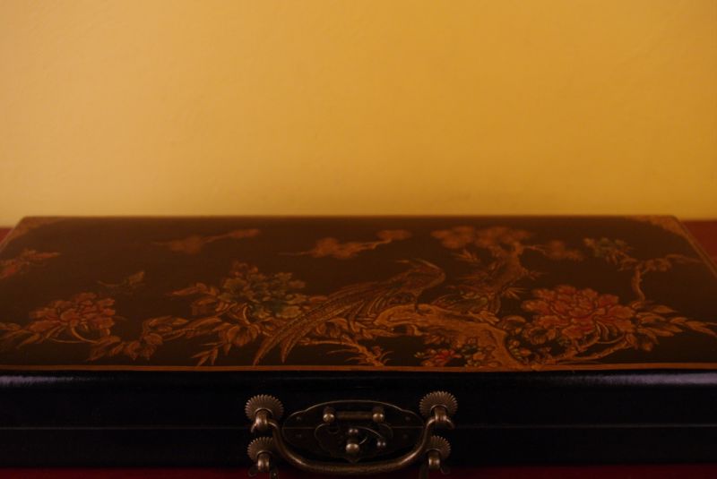 Chinesische Schatullen und Abakus Schwarz 4