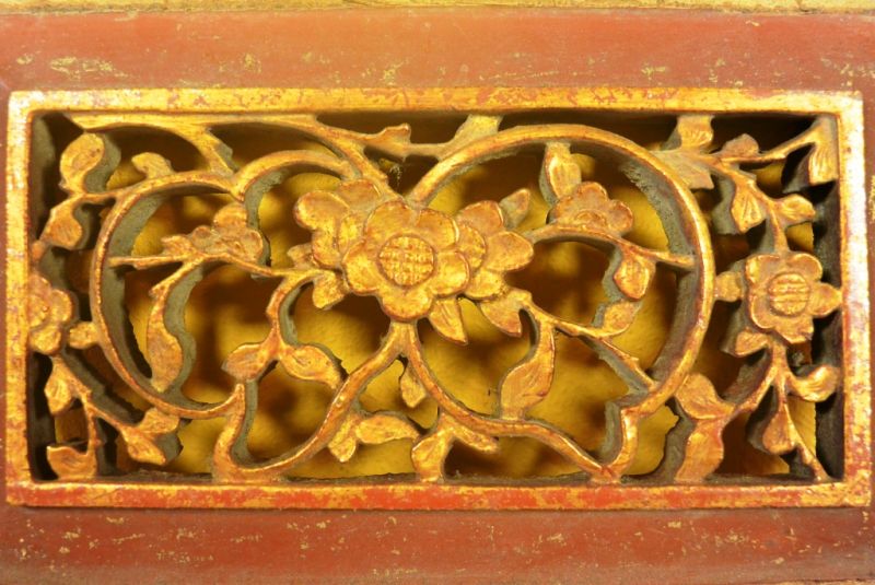 Chinesische Schnitzereien Blumen 2