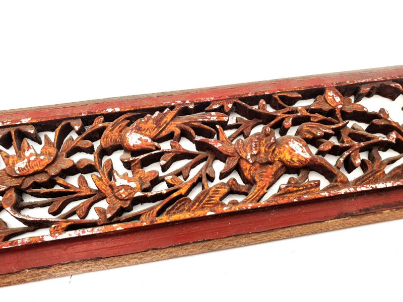 Chinesische Schnitzereien Qing-Dynastie Rot 10 3