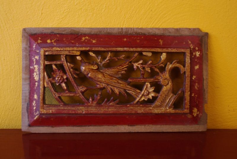 Chinesische Schnitzereien Vogel 2