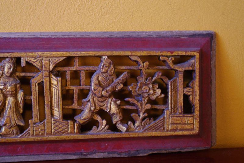 Chinesische Schnitzereien Zwei Bauern 3