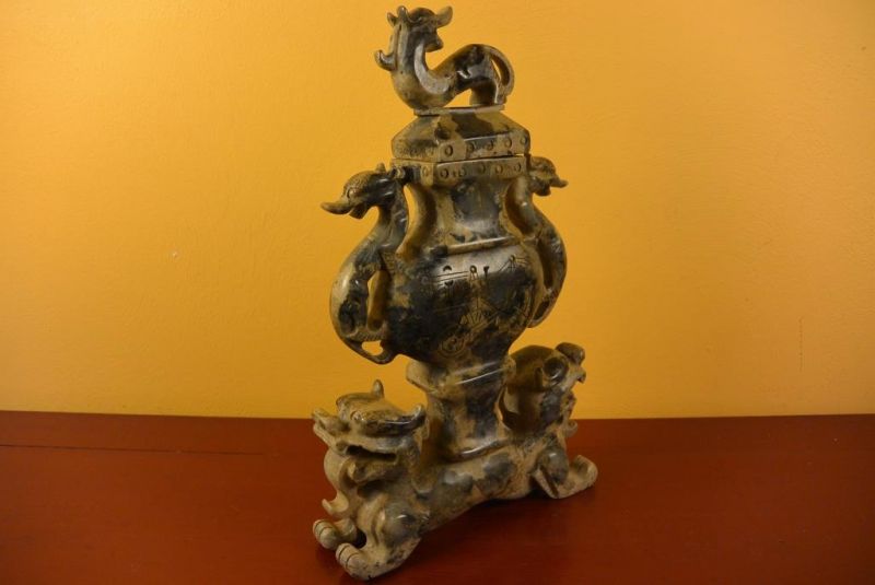 Chinesische Stele echte Jade 2