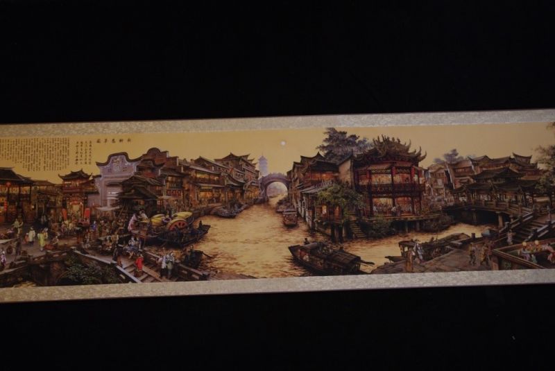 Chinesische Szenen Malereien chinesischen Stadt 3