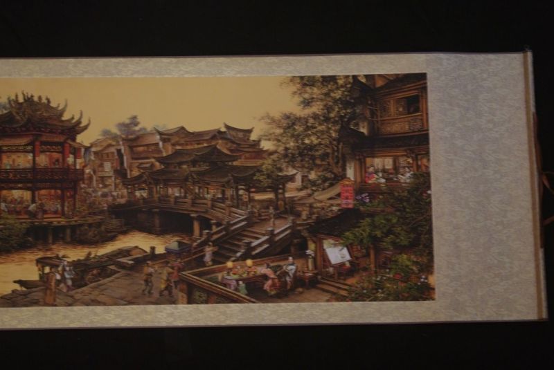 Chinesische Szenen Malereien chinesischen Stadt 4