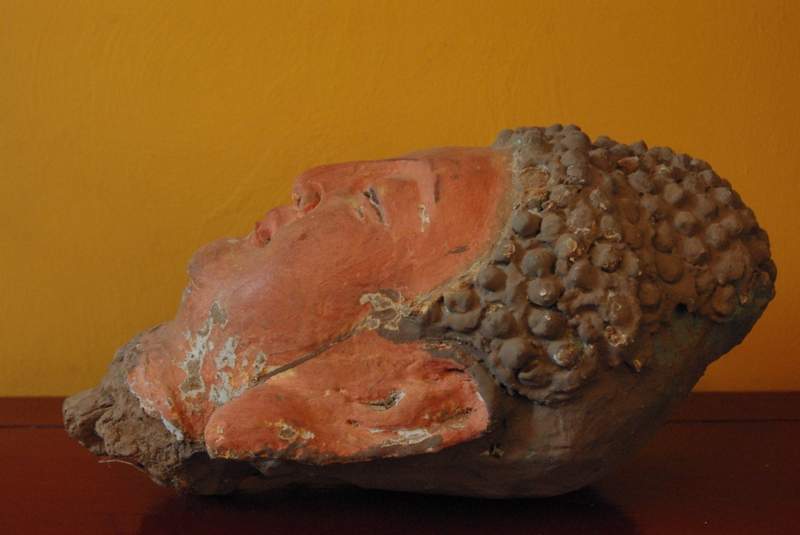 Chinesische Terra Cotta Statuen Buddha-Kopf 3