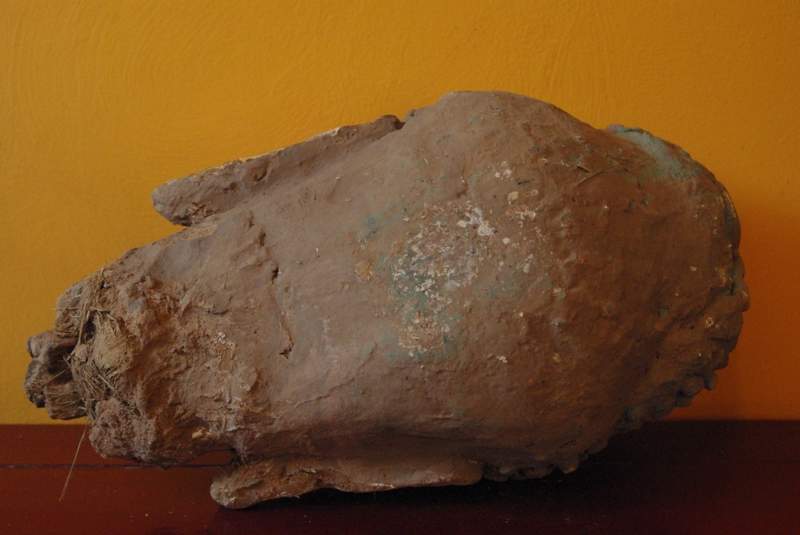 Chinesische Terra Cotta Statuen Buddha-Kopf 5