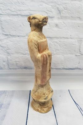 Chinesische Terrakotta-Statue - Chinesische Astrologie - Schwein