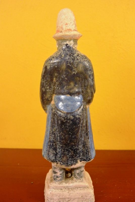 Chinesische Terrakotta-Statue Musiker Tang Cymbals 4