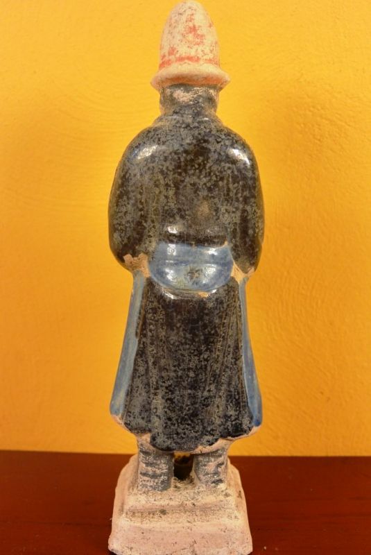 Chinesische Terrakotta-Statue Musiker Tang Okarina 4