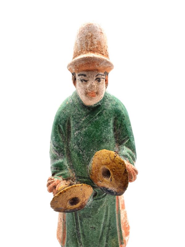 Chinesische Terrakotta-Statue Tang-Dynastie Becken 3
