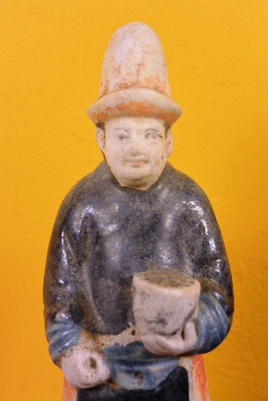 Chinesische Terrakotta-Statue Tang-Dynastie Lotus 2