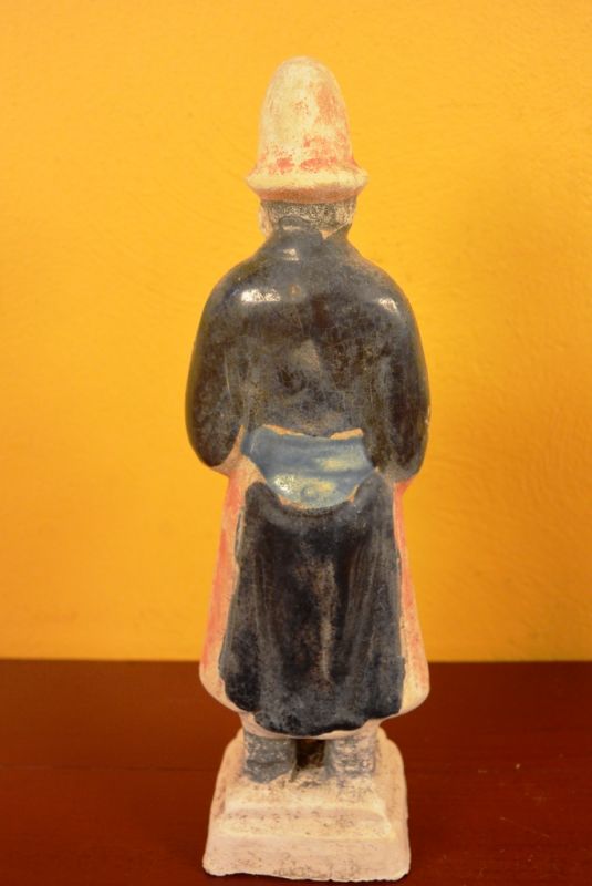Chinesische Terrakotta-Statue Tang-Dynastie Lotus 4