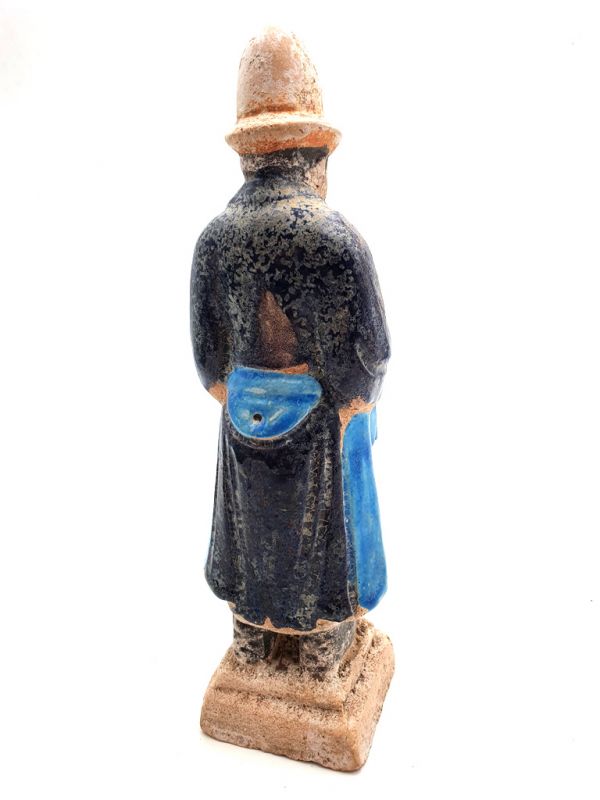 Chinesische Terrakotta-Statue Tang-Dynastie Mandarin 4
