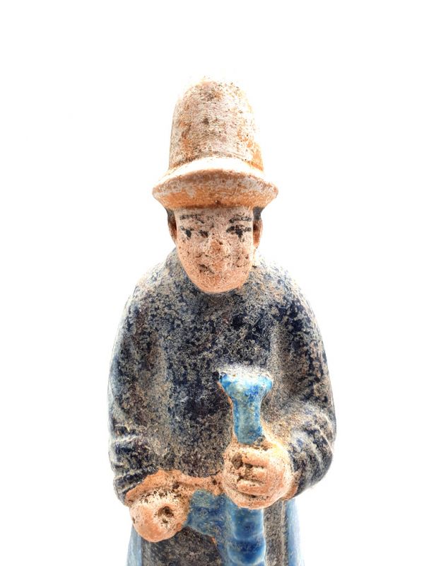 Chinesische Terrakotta-Statue Tang-Dynastie Musiker 2