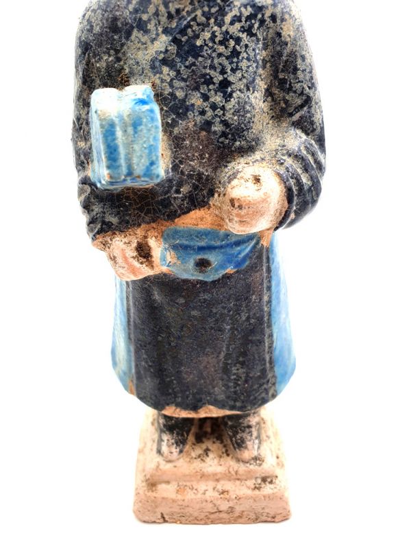 Chinesische Terrakotta-Statue Tang-Dynastie Scribe3