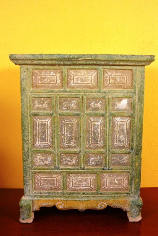 Chinesische Terrakotta-Statuen Möbel 2 Männer 3