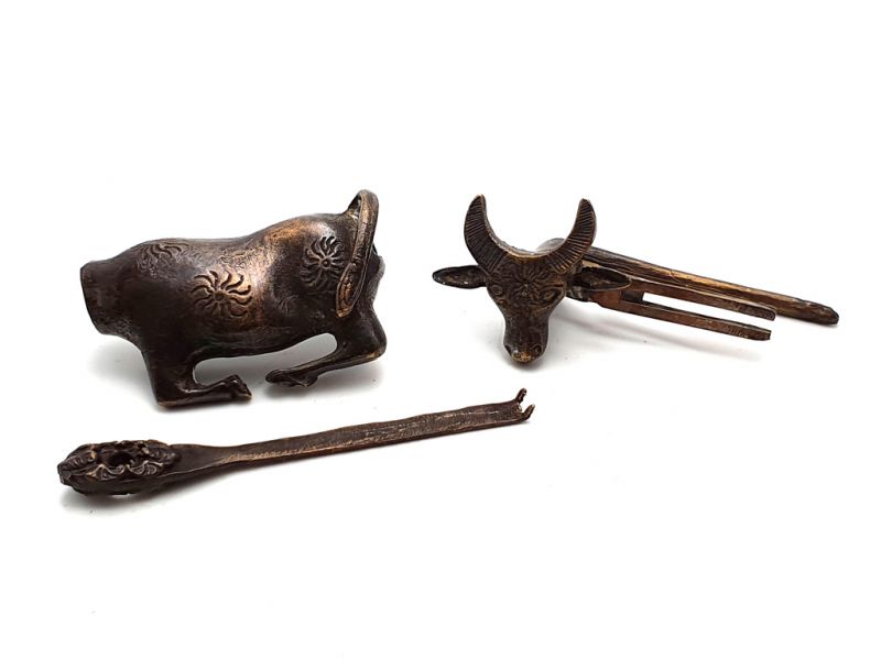 Chinesische Vorhängeschloss Kleine Büffel 4