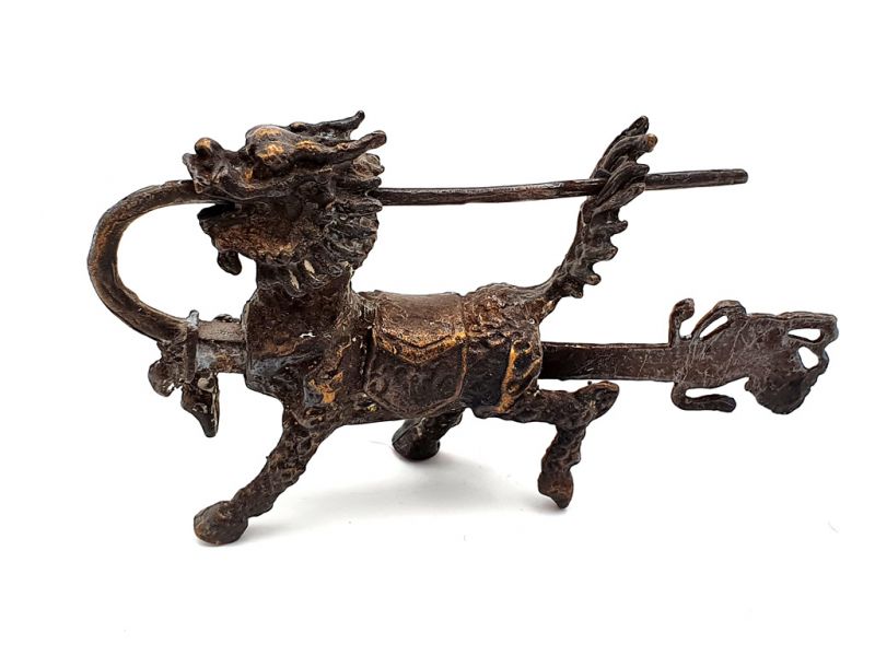 Chinesische Vorhängeschloss Wächterlöwe 3