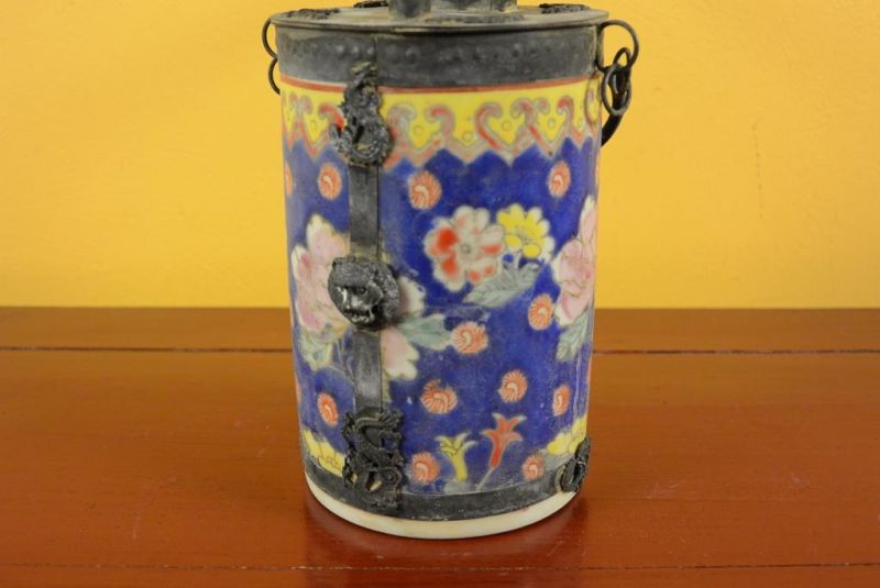 Chinesische Wasserleitung in Porzellan - Blau 3