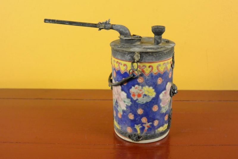 Chinesische Wasserleitung in Porzellan - Blau 4