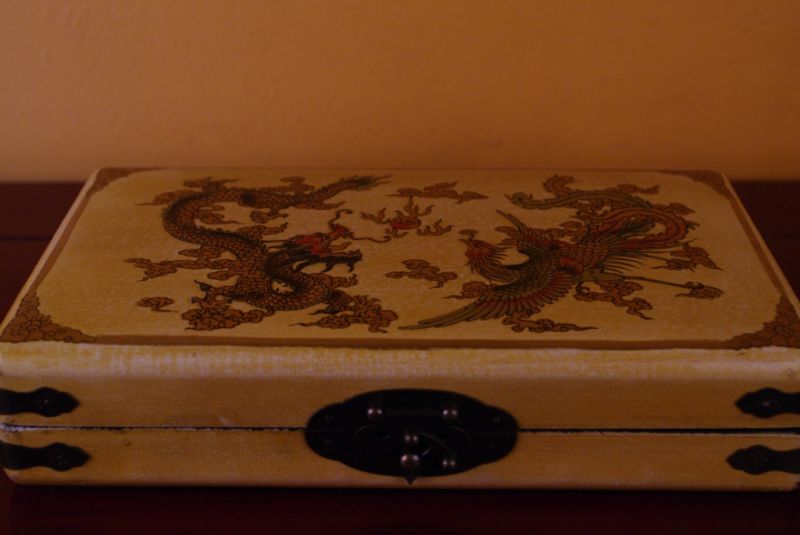 Chinesische Weiss Schatullen und Abakus 4
